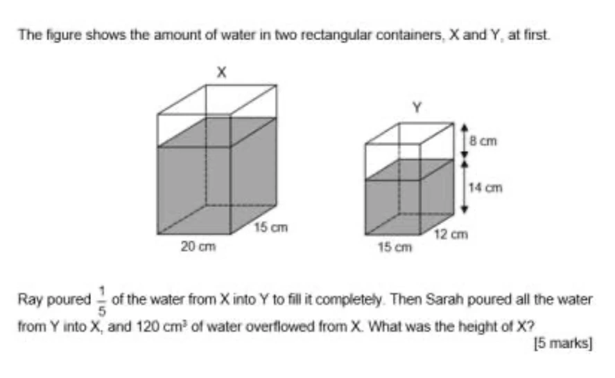 The Maths question that Minister of Education Desmond Lee shared